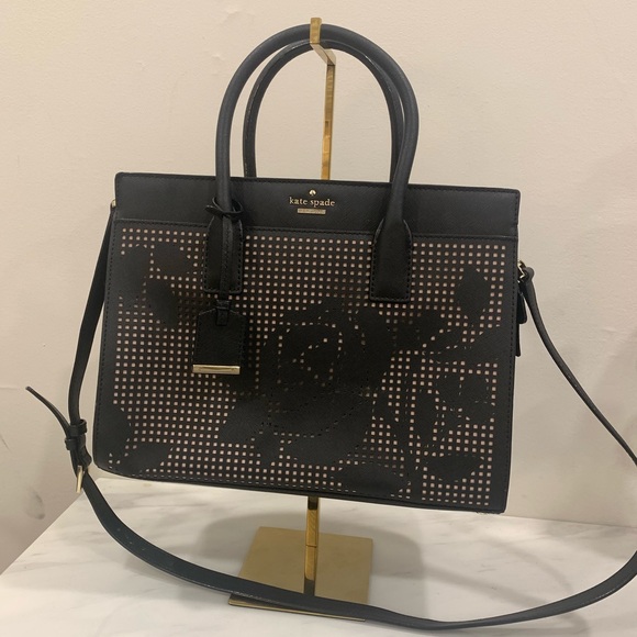 Kate Spade Cameron St. Perforated Rose Satchel - Picture 4 of 12